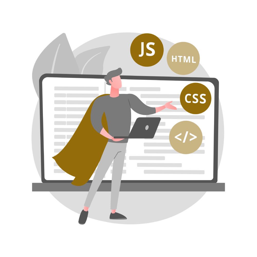 me as web-dev super hero